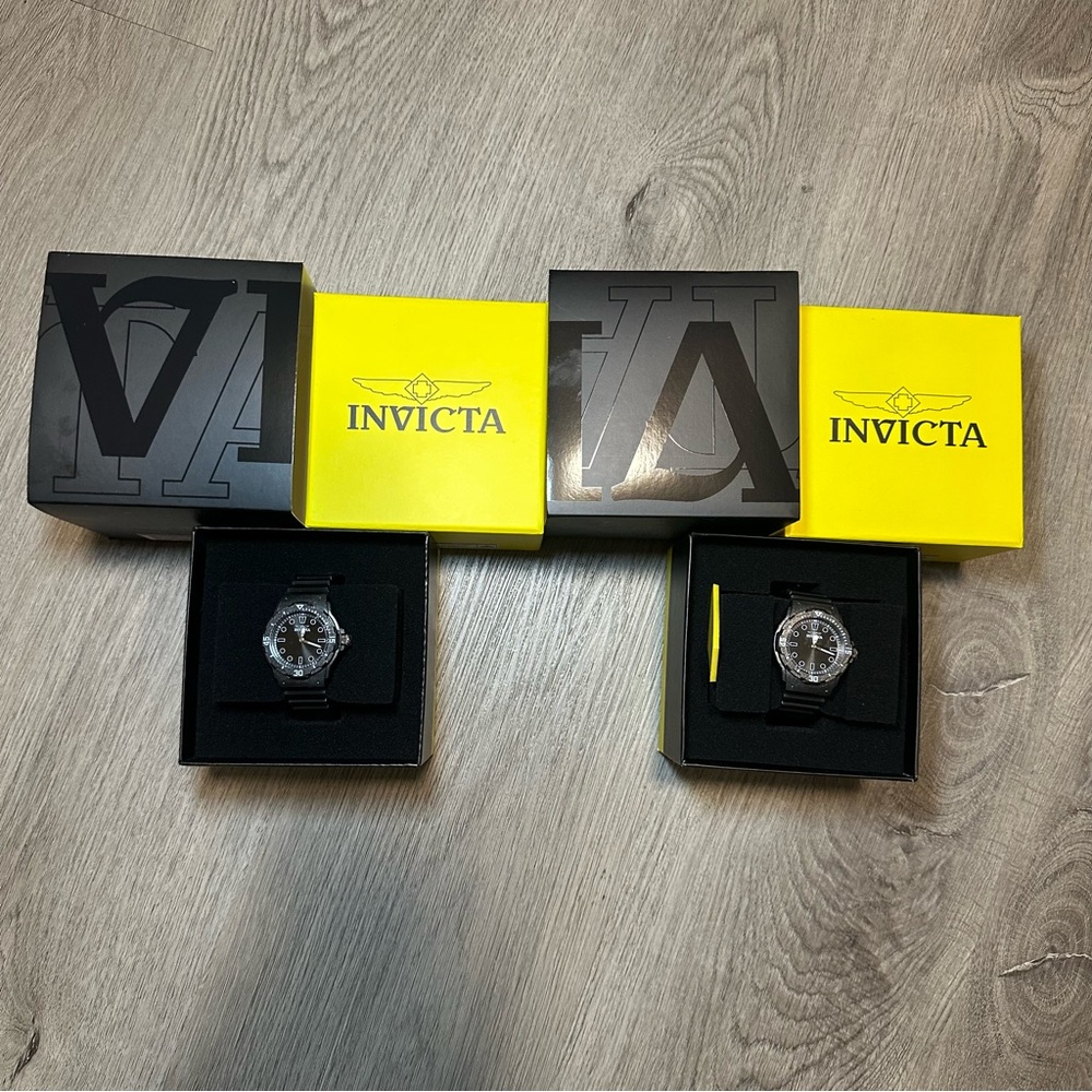 [2PCS] Invicta Celestial Cloud Women's Watch - 35mm, Black Transparent - Picture 3 of 8